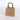 Paper Double Handle Bag 1/8 Peck Mini - Plain Natural