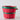 Quarter Peck Basket - Red/Green