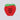 Apple Shape Express Label - Red