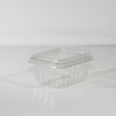 6 oz. Clear Vented Clamshell Produce / Berry Container - 552/Case