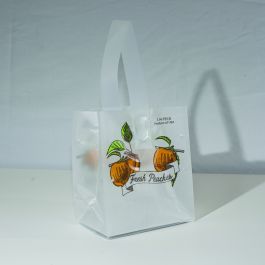 Apple Plastic Tote Bag