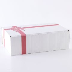 #420WS - Two Layer Gift Set- Carton & Lid - White           