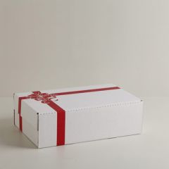 #420WS - Two Layer Gift Set- Carton & Lid - White           