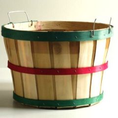 Half Bushel Wooden Baskets