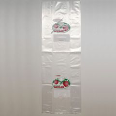 One Bushel Poly Apple Bag - Stock Apple Print               