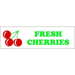 Banner ''Fresh Cherries'' - 3' x 10'