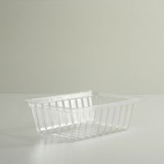 2 Quart Clear Plastic Tray                                  