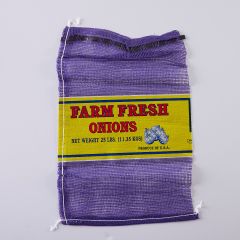 25lb Purple Mesh Onion Bag                                  