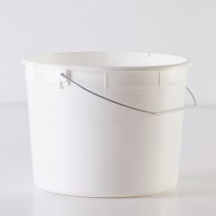 5 Quart U-Pick Plastic Pail - Wire Handle