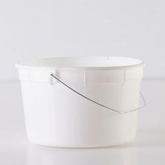 4 Quart U-Pick Plastic Pail - Wire Handle