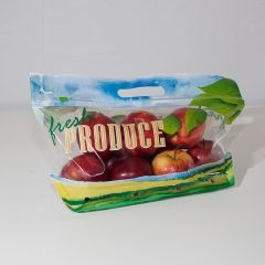 3# Printed Pouch Bag with Slider Zipper-Vented-Fresh Produce