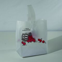 Apple Plastic Tote Bag