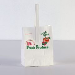 Paper Handle Bag Quarter Peck - Locally Grown