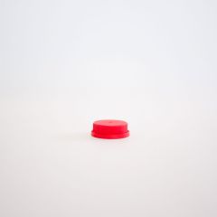 Rigid Plastic Cider Caps - Red                              