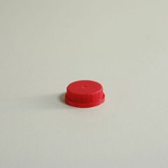 Rigid Plastic Cider Caps - Red                              