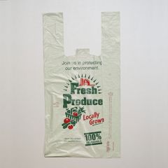 Large Biodegradeable Check-Out T-Shirt Bag                  