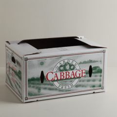 50lb Cabbage Carton - Cascaded                              