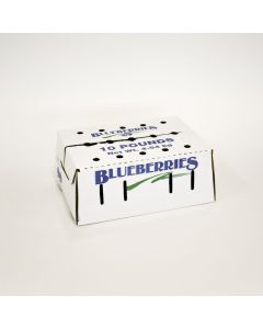 10lb Bulk Blueberry Carton Self-Locking                     