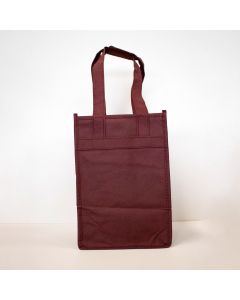 Customizable Non-Woven 4-Bottle Cloth Tote Bag 