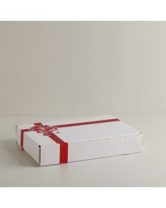 #410W - One Layer Gift Carton - White                       
