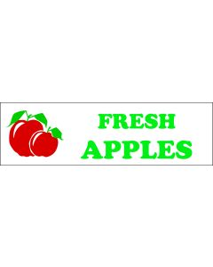 Banner ''Fresh Apples'' - 3' x 10'