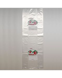 One Bushel Poly Apple Bag - Stock Apple Print               
