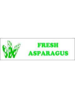 Banner ''Fresh Asparagus'' - 3' x 10'