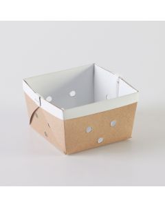 Chipboard Baskets with Attached Handle 