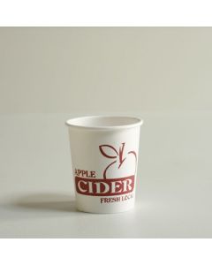 6oz Paper Cider Cup  - Apple Cider Design                   