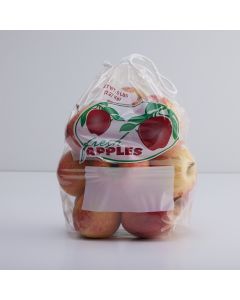 5lb Drawstring Apple Bag