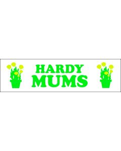 Banner ''Hardy Mums'' - 3' x 10'