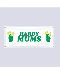 Banner ''Hardy Mums'' - 3' x 10'