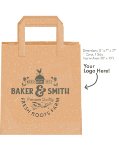 Grocery Bag - 57# Kraft With Handle 