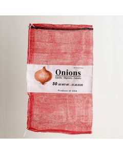 50lb Red Mesh Onion Bag                                     