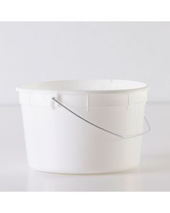 4 Quart U-Pick Plastic Pail - Wire Handle