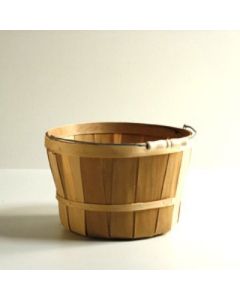 One Peck Wooden Baskets