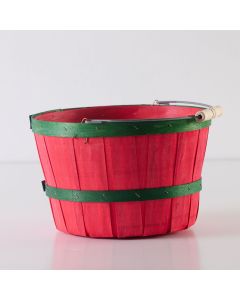 Red & Green Wooden Baskets