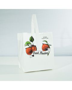 Paper Handle Bag Half Peck - Peach    