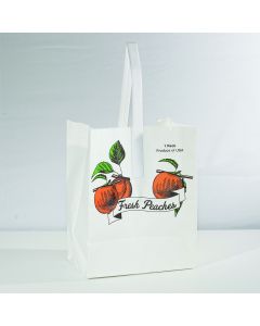 Paper Handle Bag One Peck - Peach                 