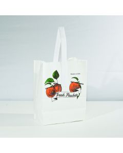 Paper Handle Bag Quarter Peck - Peach    
