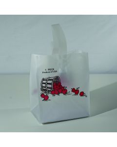 Apple Plastic Tote Bag