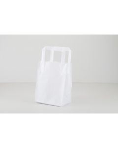 Plastic Tote Bag Half Peck - 2 Tri-Fold Handles