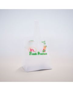 Plastic Tote Bag Quarter Peck - Locally Grown  