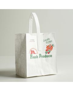 Paper Handle Bag Half Peck - Locally Grown