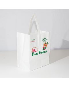 Paper Handle Bag One Peck - Locally Grown