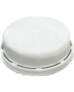 Rigid Plastic Cider Caps - White