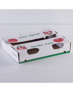 10lb Tomato Flat Pack - Green & Red Print                   