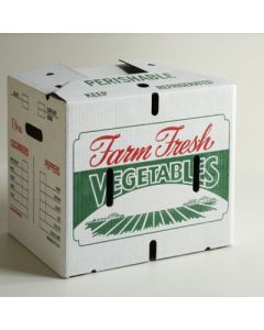 1 1/9 Bushel Vegetable Carton - Heavy Mum