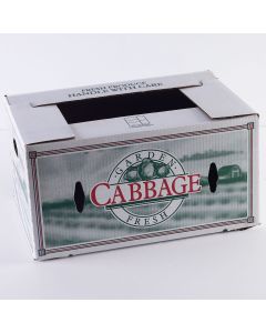 50lb Cabbage Carton - Cascaded                              