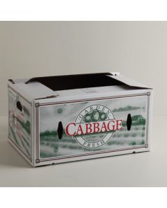 50lb Cabbage Carton - Cascaded                              